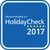 Logo Recommended on HolidayCheck 2017